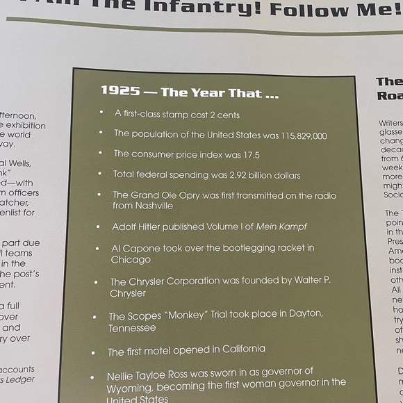 Gowdy Field Fort Benning Military Poster Print Double Sided  26” X 24” - Picture 9 of 11